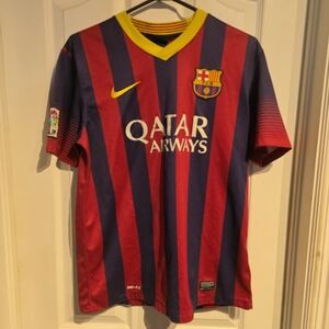 Nike FC Barcelona Striped Jersey Size Medium